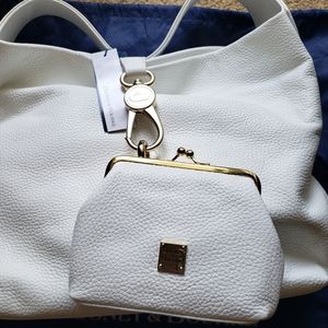 NWT Dooney and Bourke Pebble Grain Logo Lock Bag and Wallet